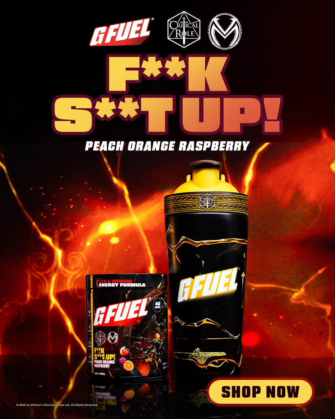 G FUEL Facebook ad