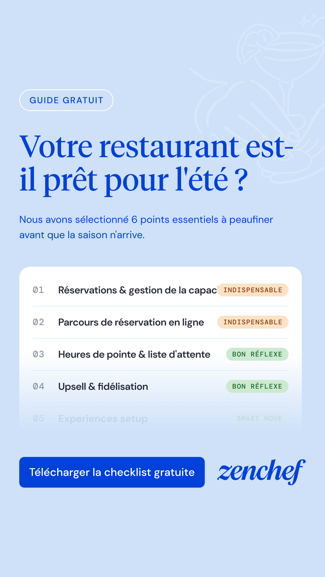 Zenchef Facebook ad from May 11, 2026