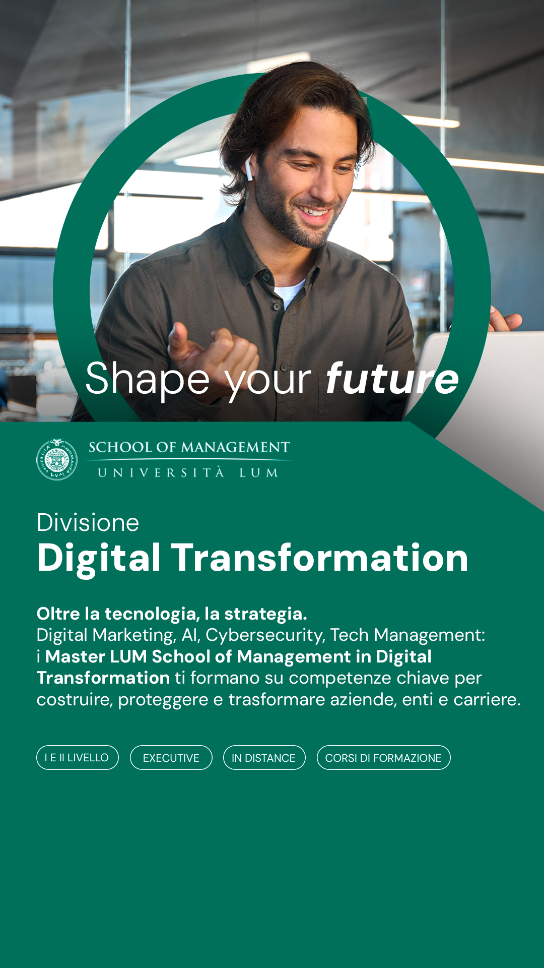 School of Management LUM Facebook ad