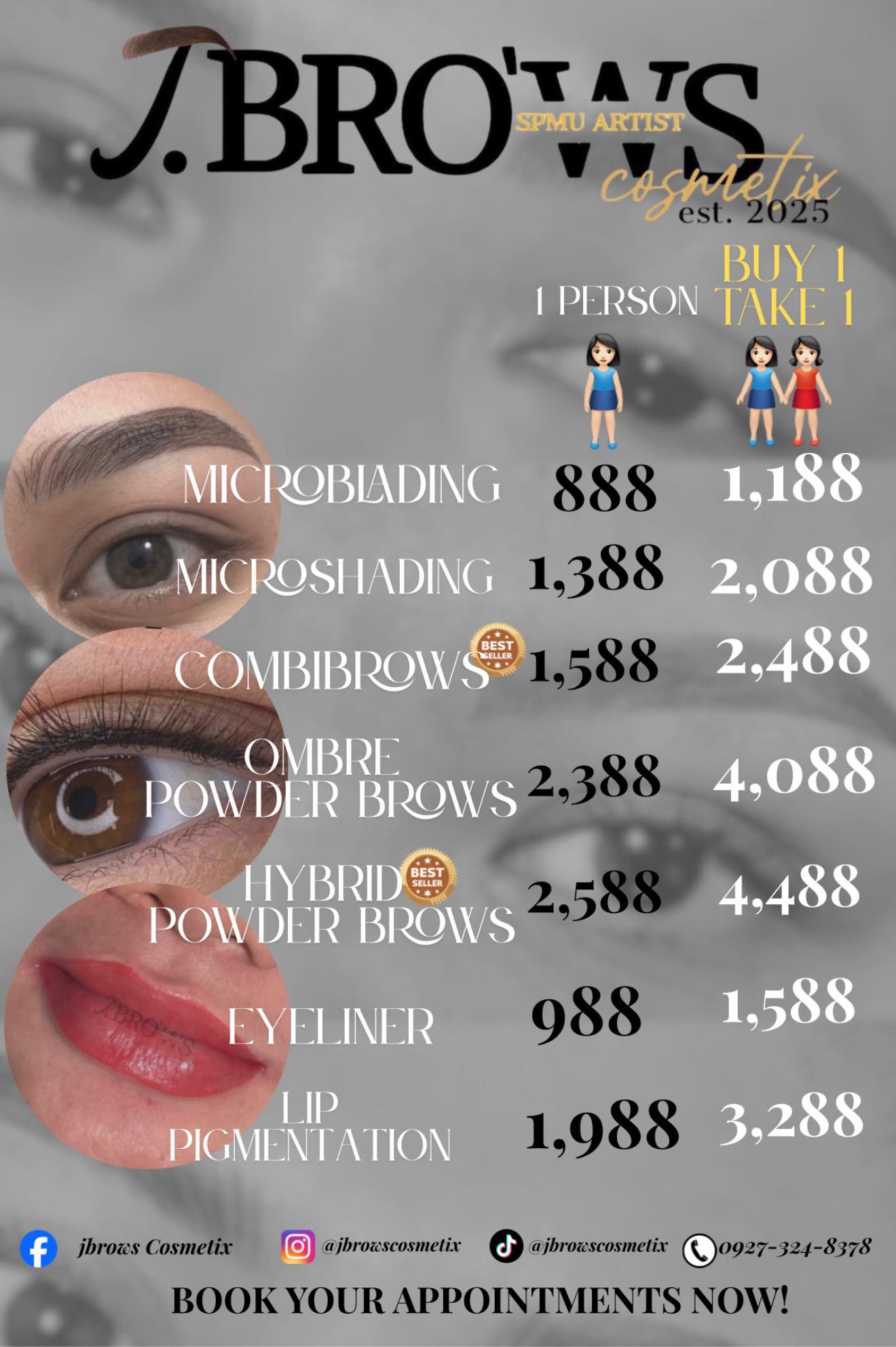 Jbrows Cosmetix Facebook ad: The ultimate brow deal is back on track…