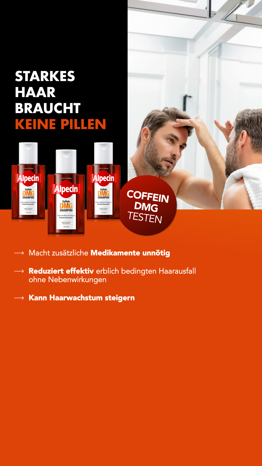 Alpecin Facebook ad