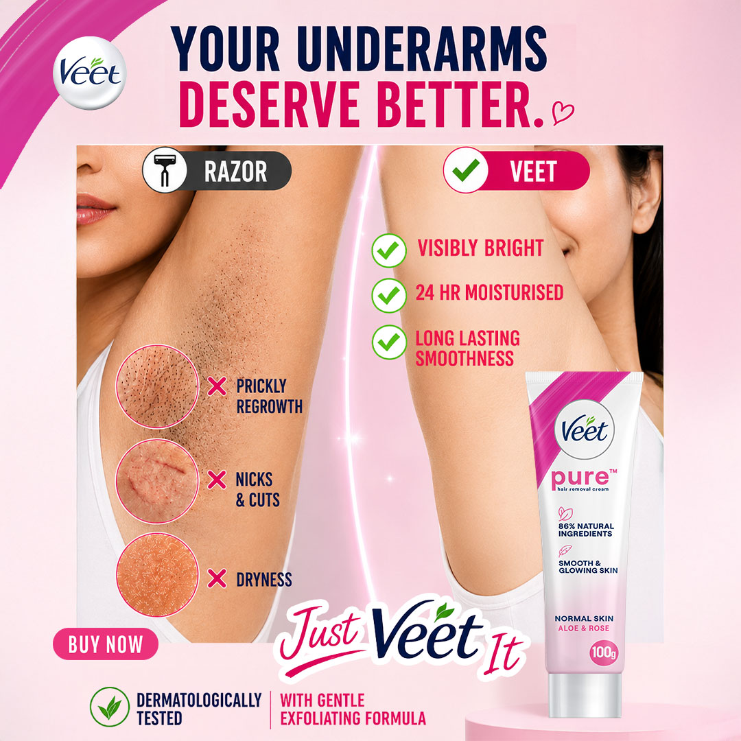 Veet India Facebook ad: Ready In Just 3 Minutes