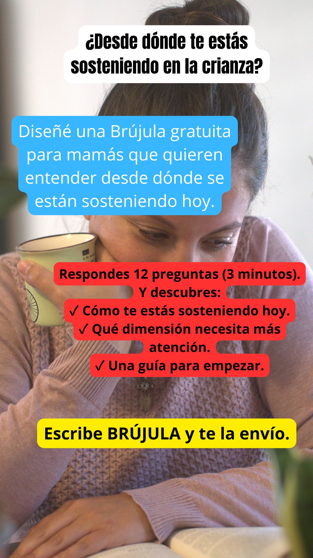 Paula/ Psicóloga acompañando la crianza consciente Facebook ad: Programa de Acompañamiento Grupal