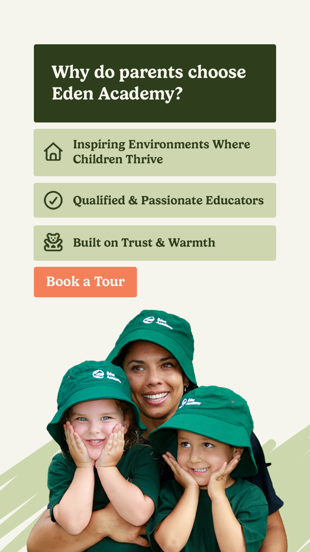 Eden Academy Childcare Facebook ad from May 20, 2026