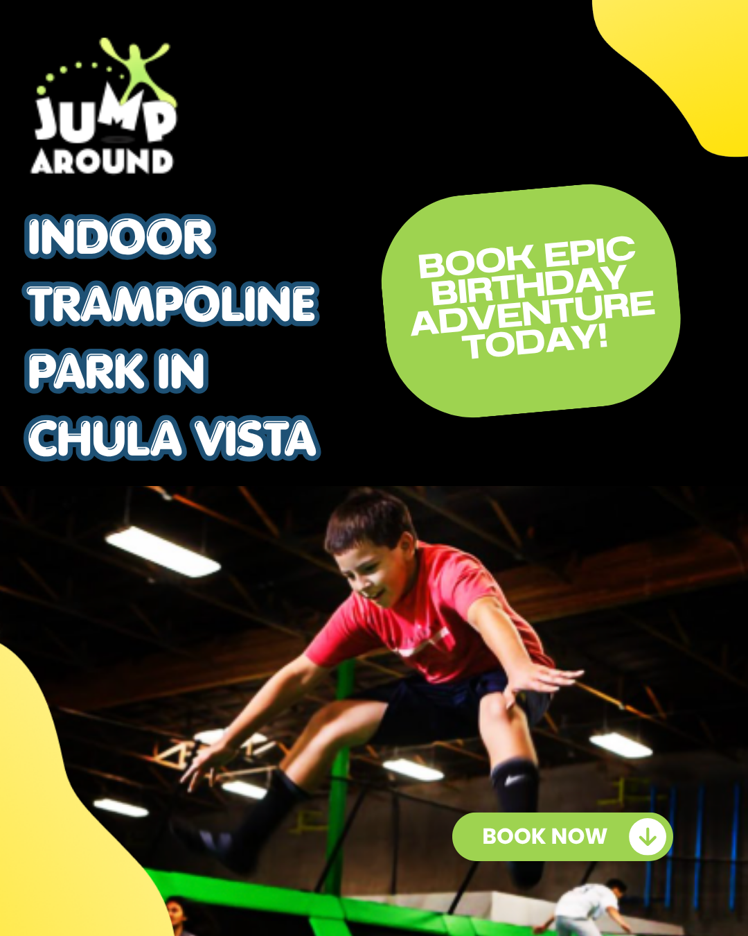 Jump Around Now Facebook ad