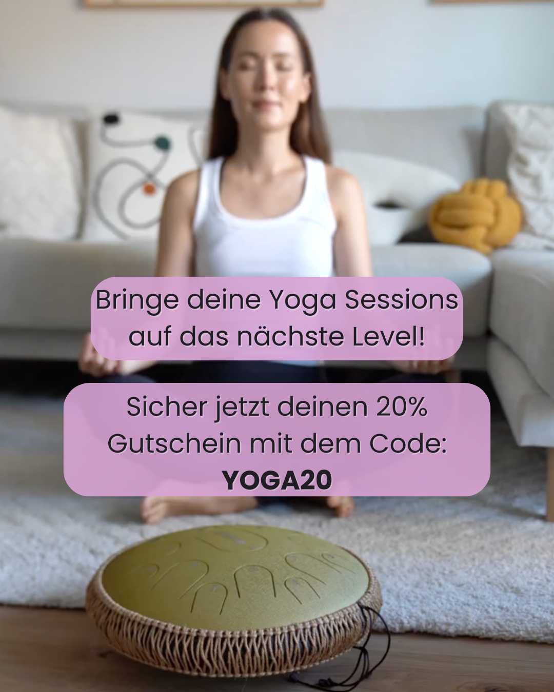 Sonodrum Facebook ad: 20% RABATT mit dem Code BLACK20