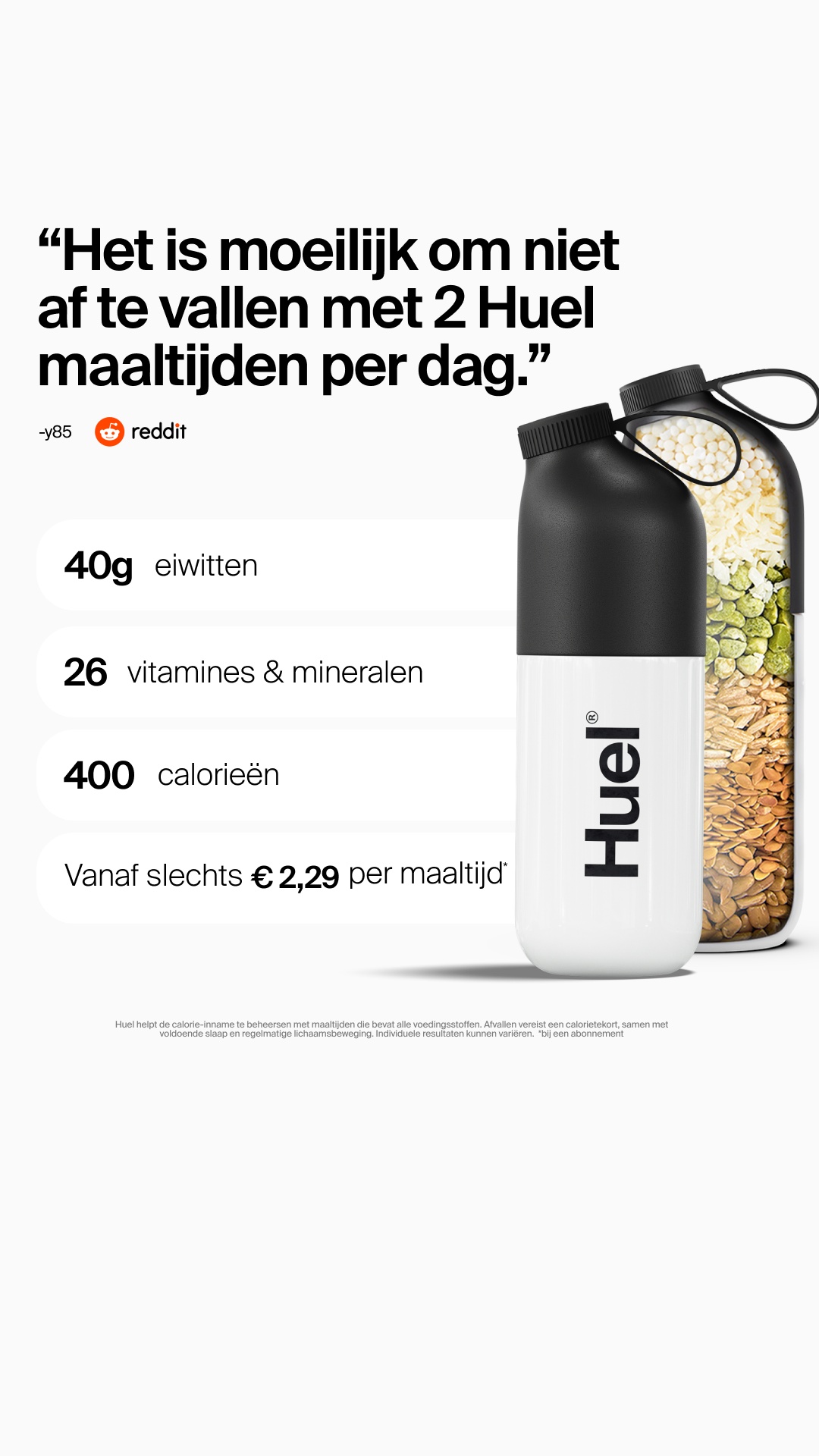 Huel Facebook ad