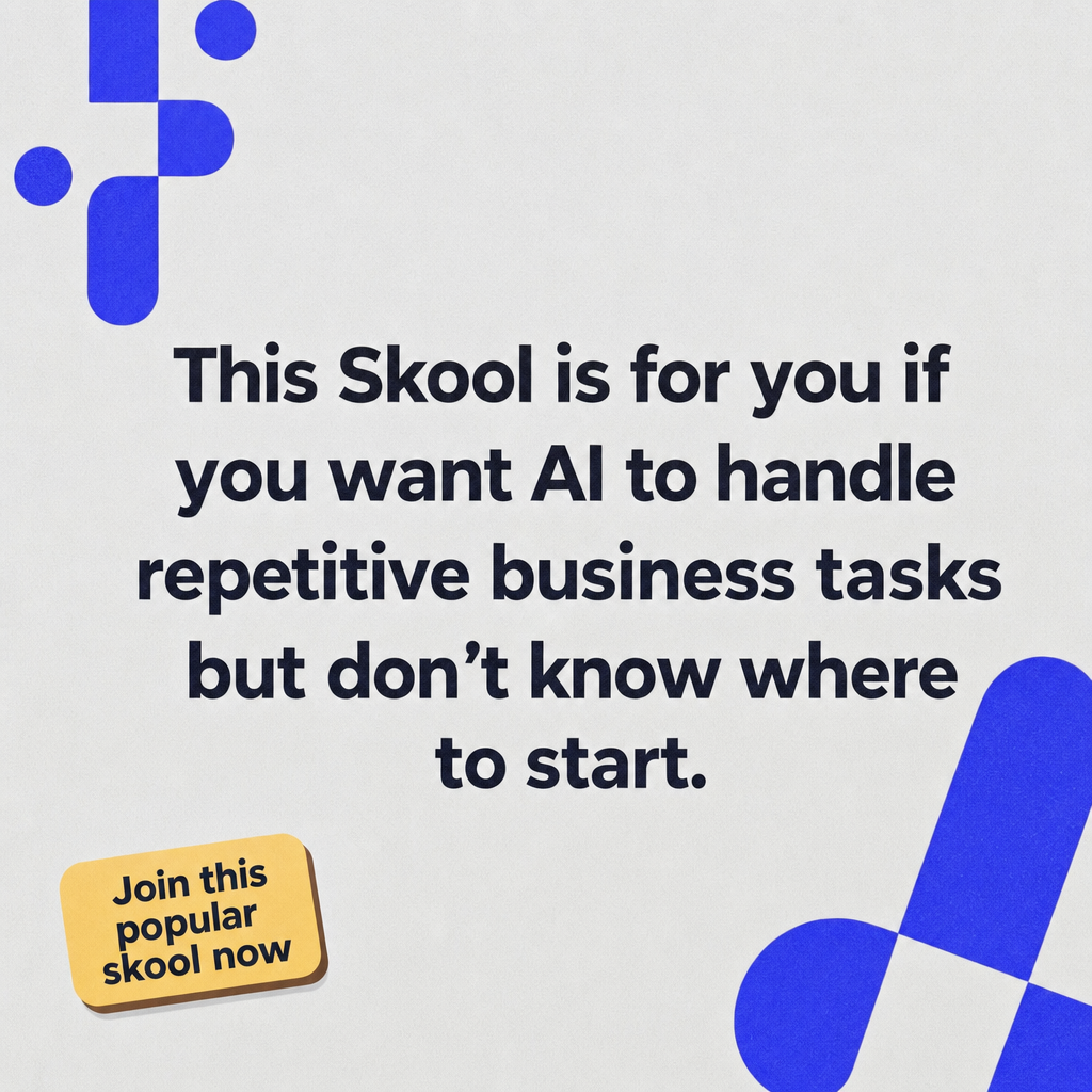 Skool Facebook ad