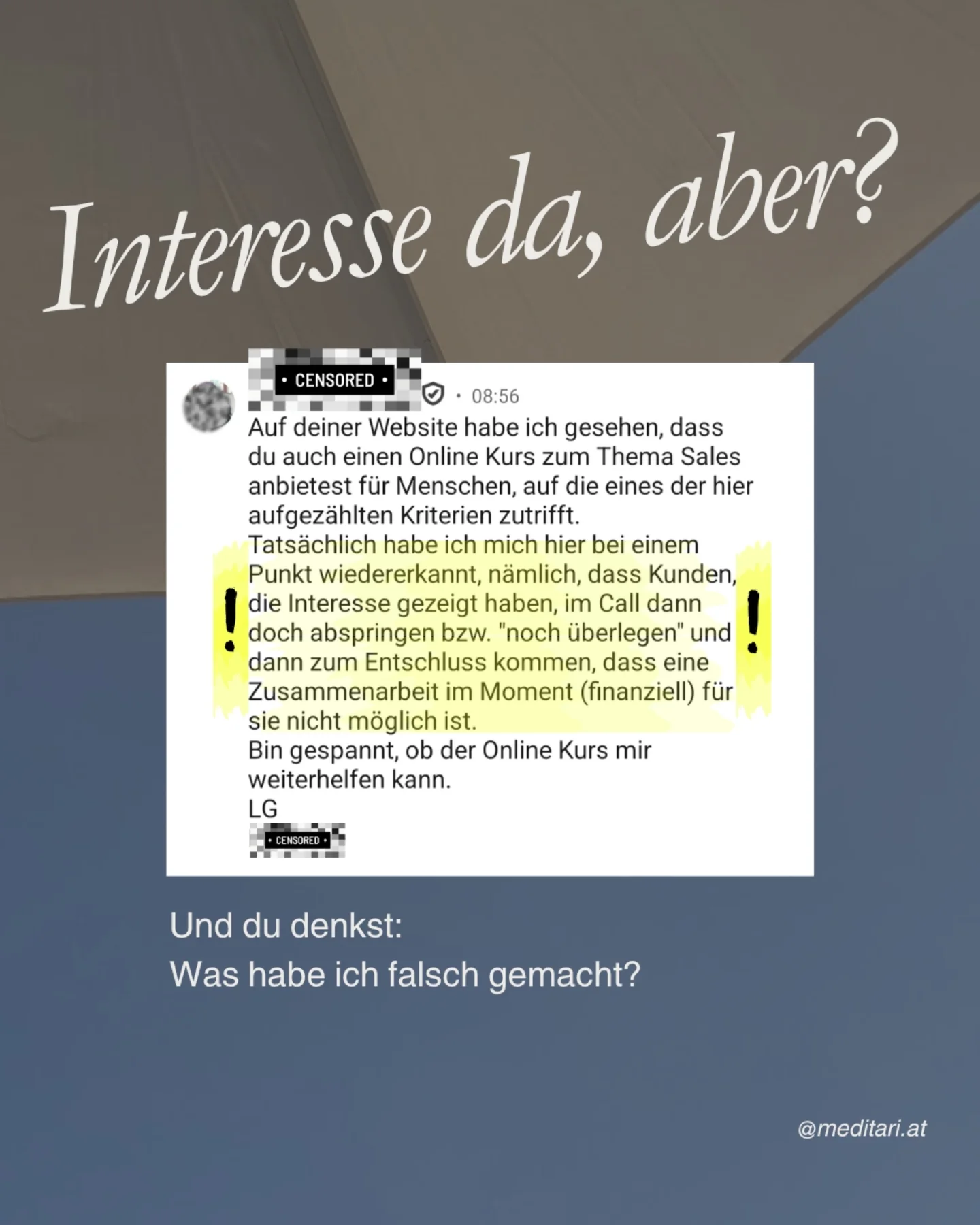 m.e.d.i.t.a.r.i Facebook ad