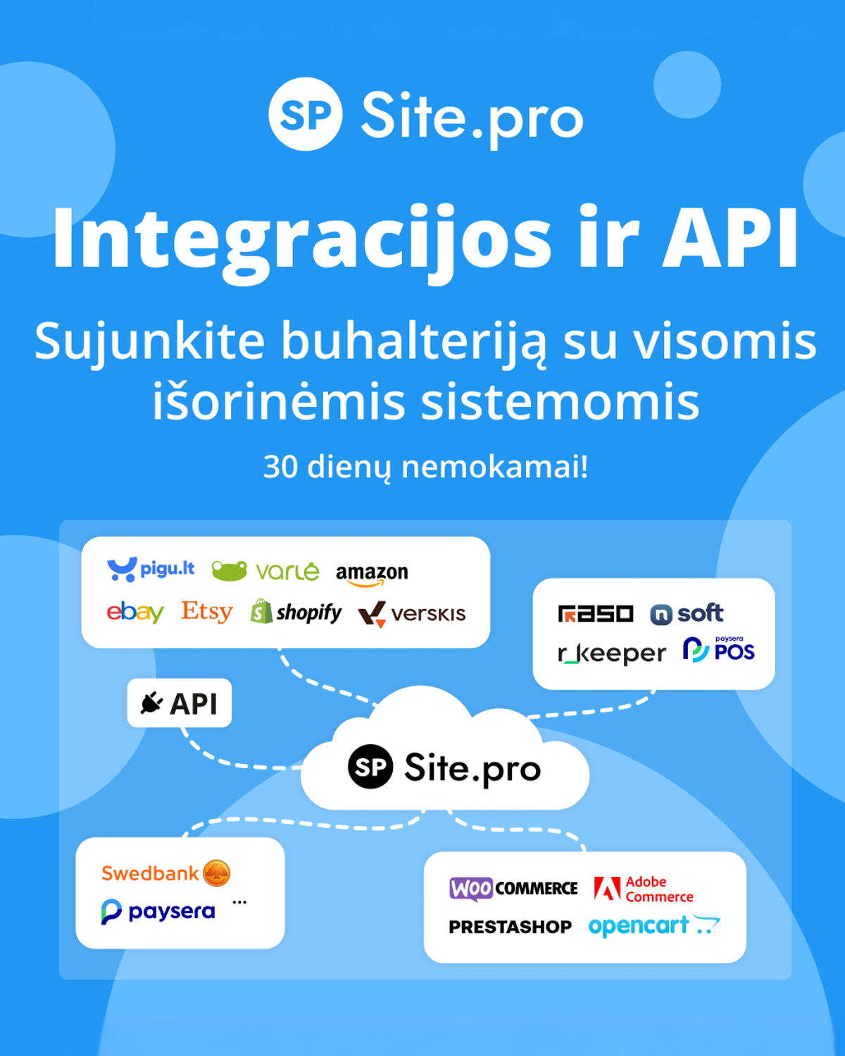 Site.pro - Apskaitos programa ir ERP Facebook ad: Site.pro, praktiška apskaitos programa verslui