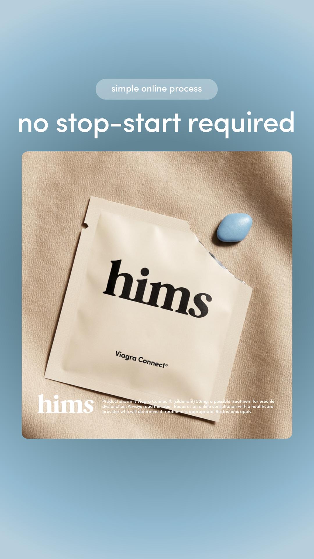 hims Facebook ad