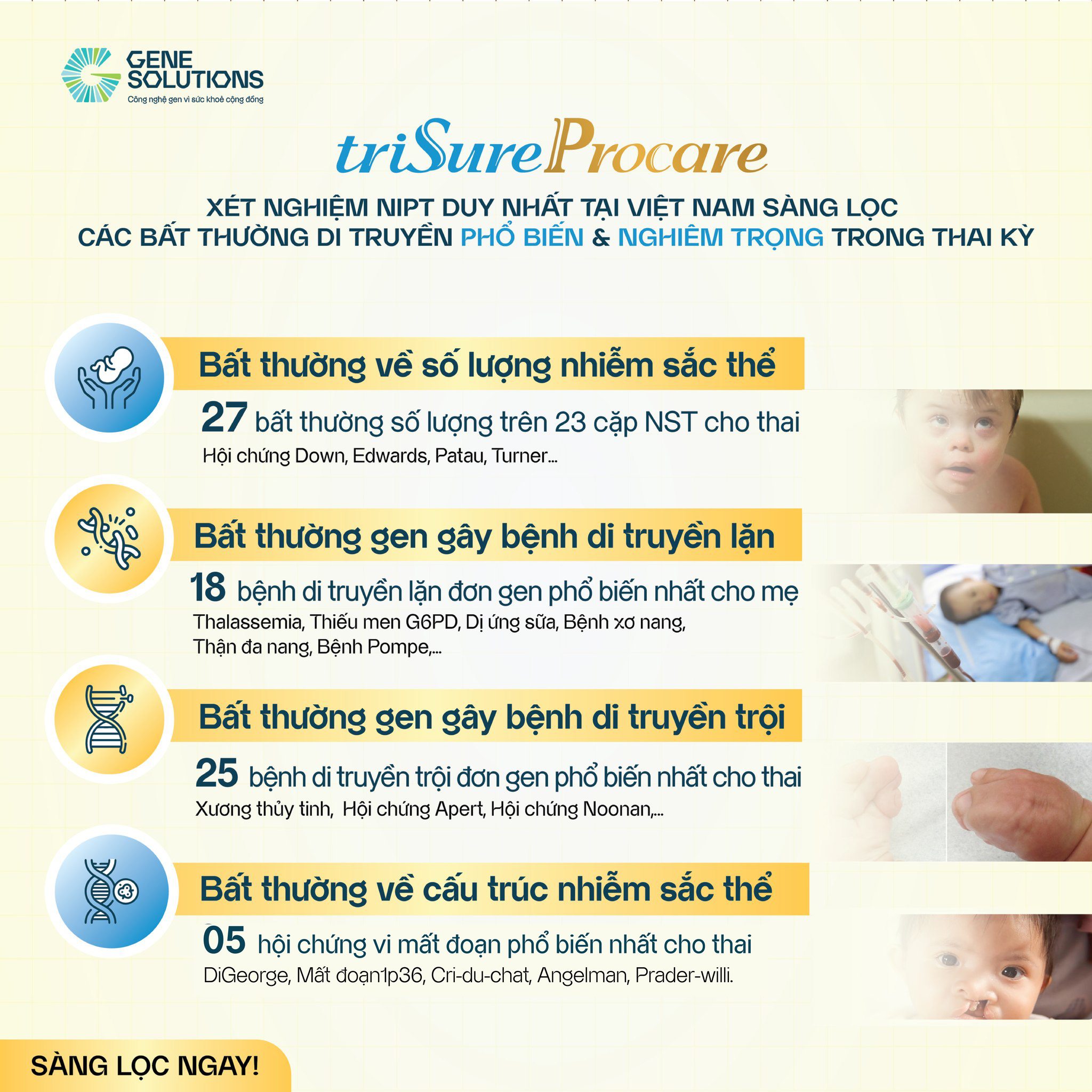 triSure NIPT - Gene Solutions VN Facebook ad