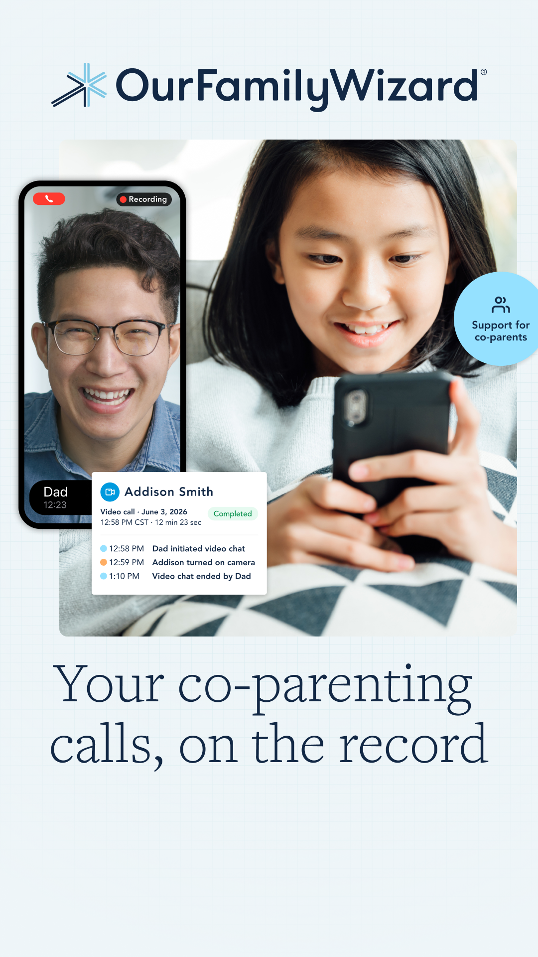 OurFamilyWizard Facebook ad