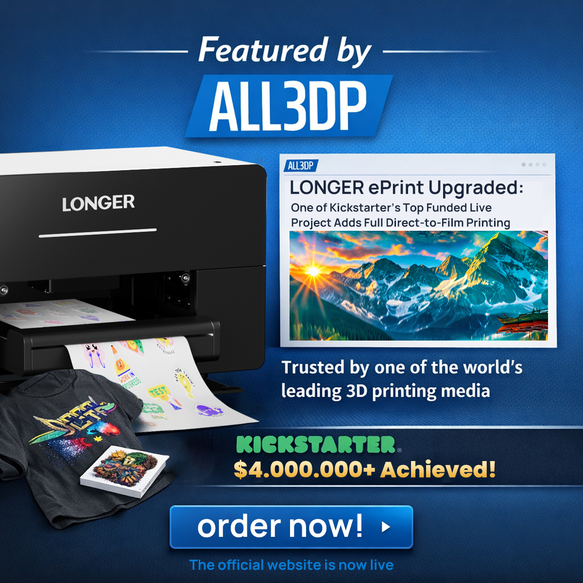 Longer Global Facebook ad: Professional UV Printing Redefined