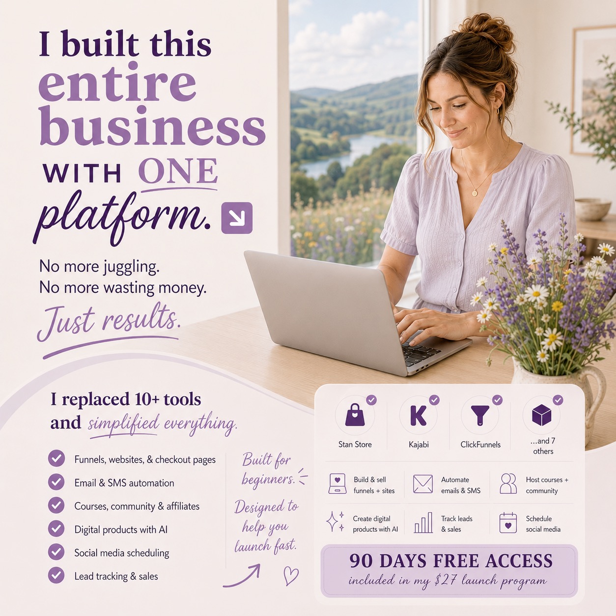 Tanya, Digital Product Strategist Facebook ad: Instant Access