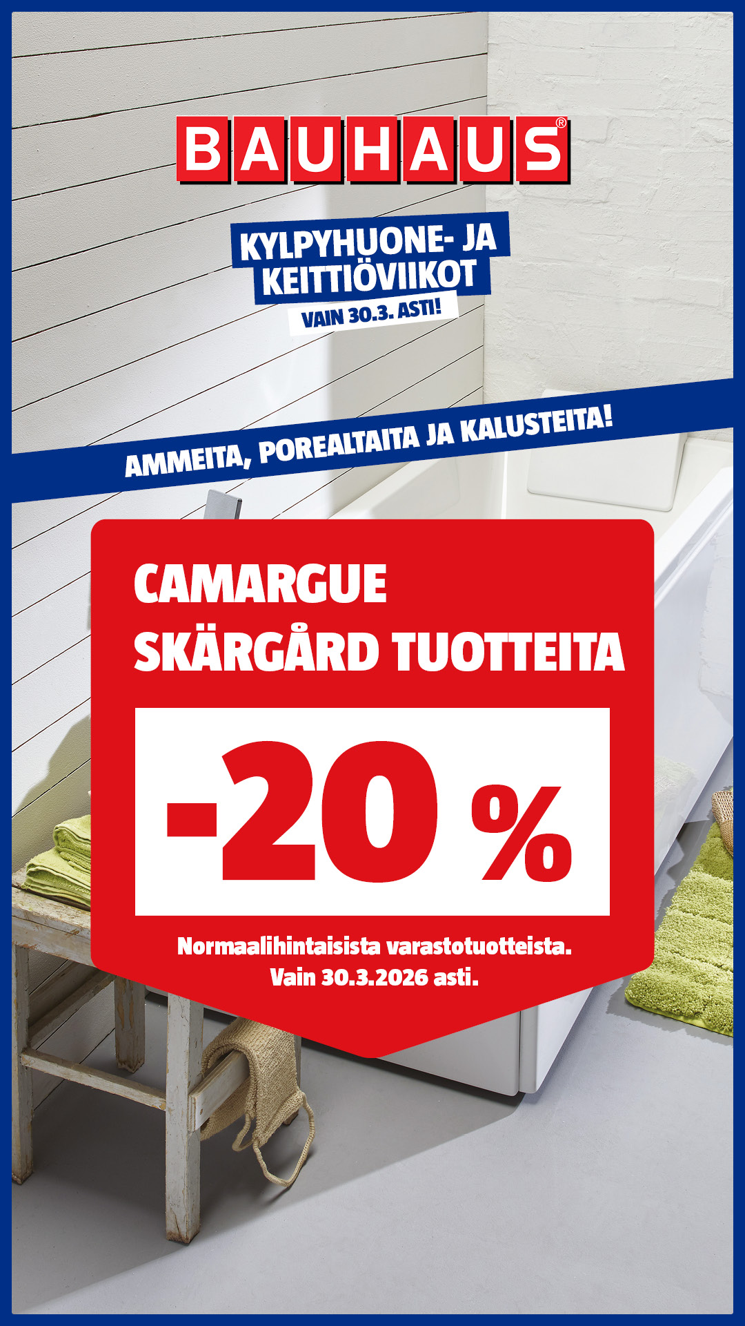 BAUHAUS Suomi Facebook ad