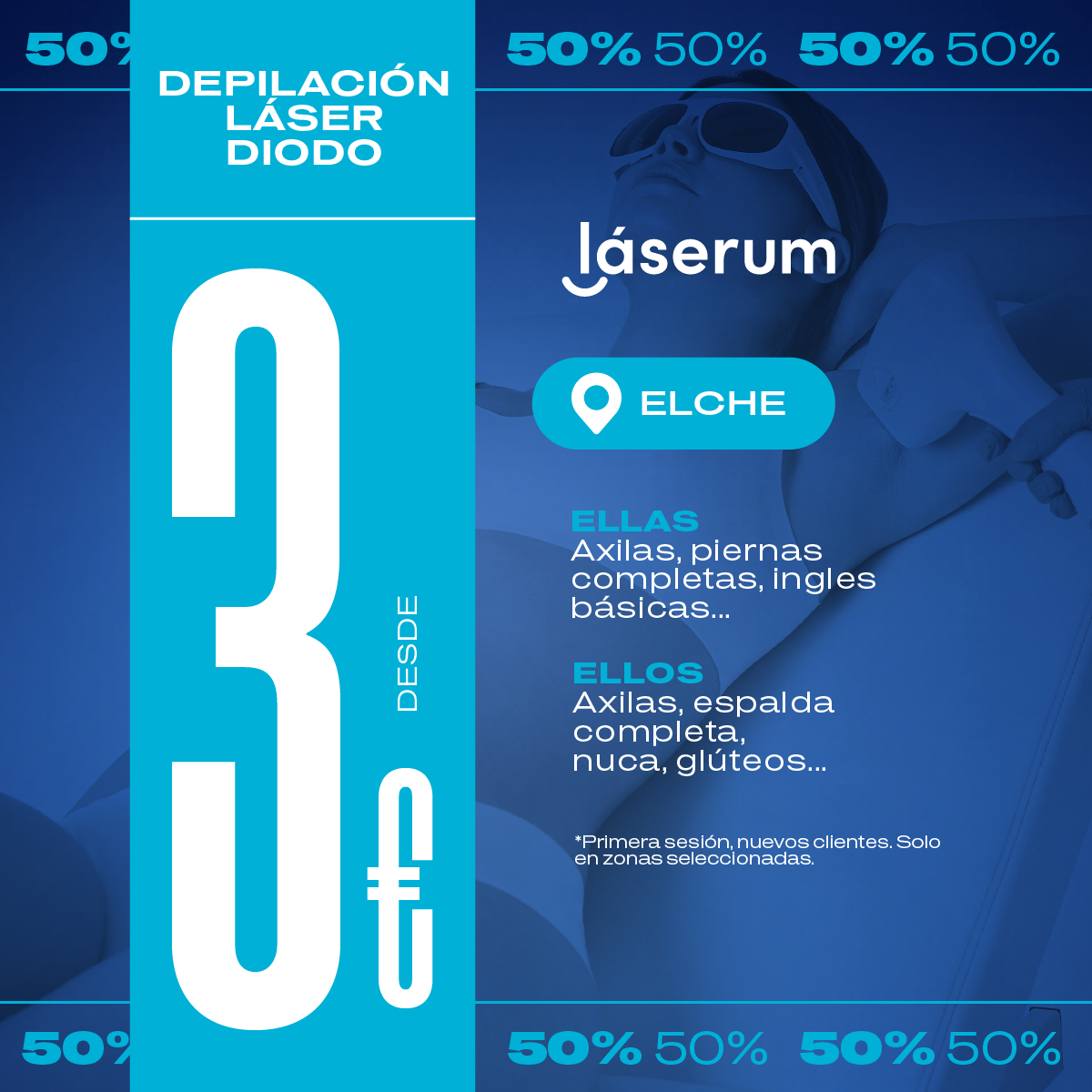 Láserum Facebook ad
