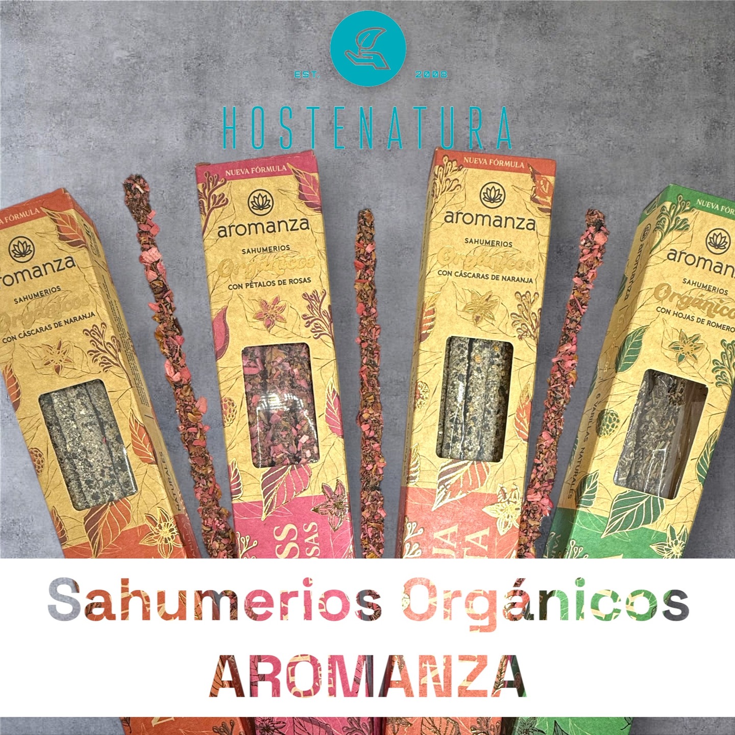 Hostenatura Facebook ad: Sahumerios Orgánicos Aromanza