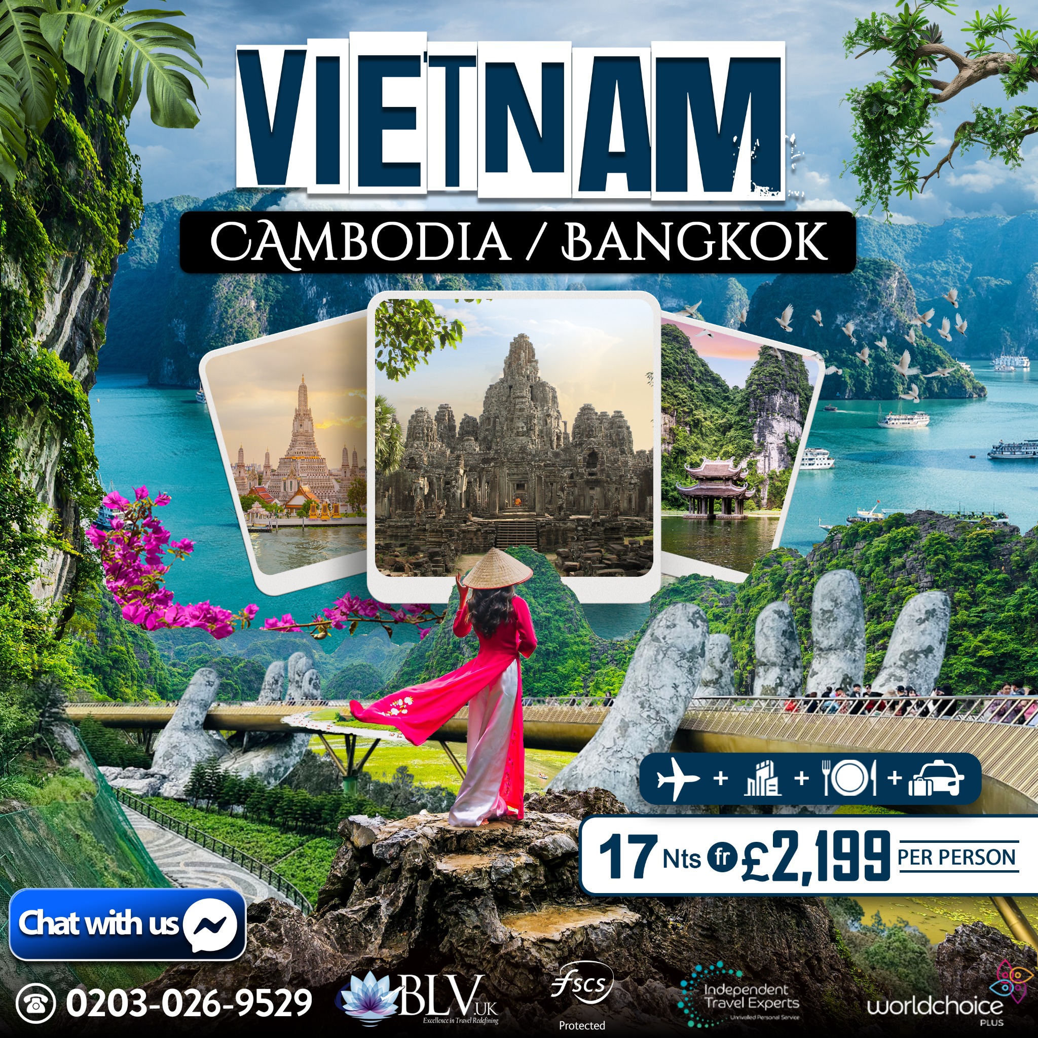 Blue Lotus Vacations UK Facebook ad