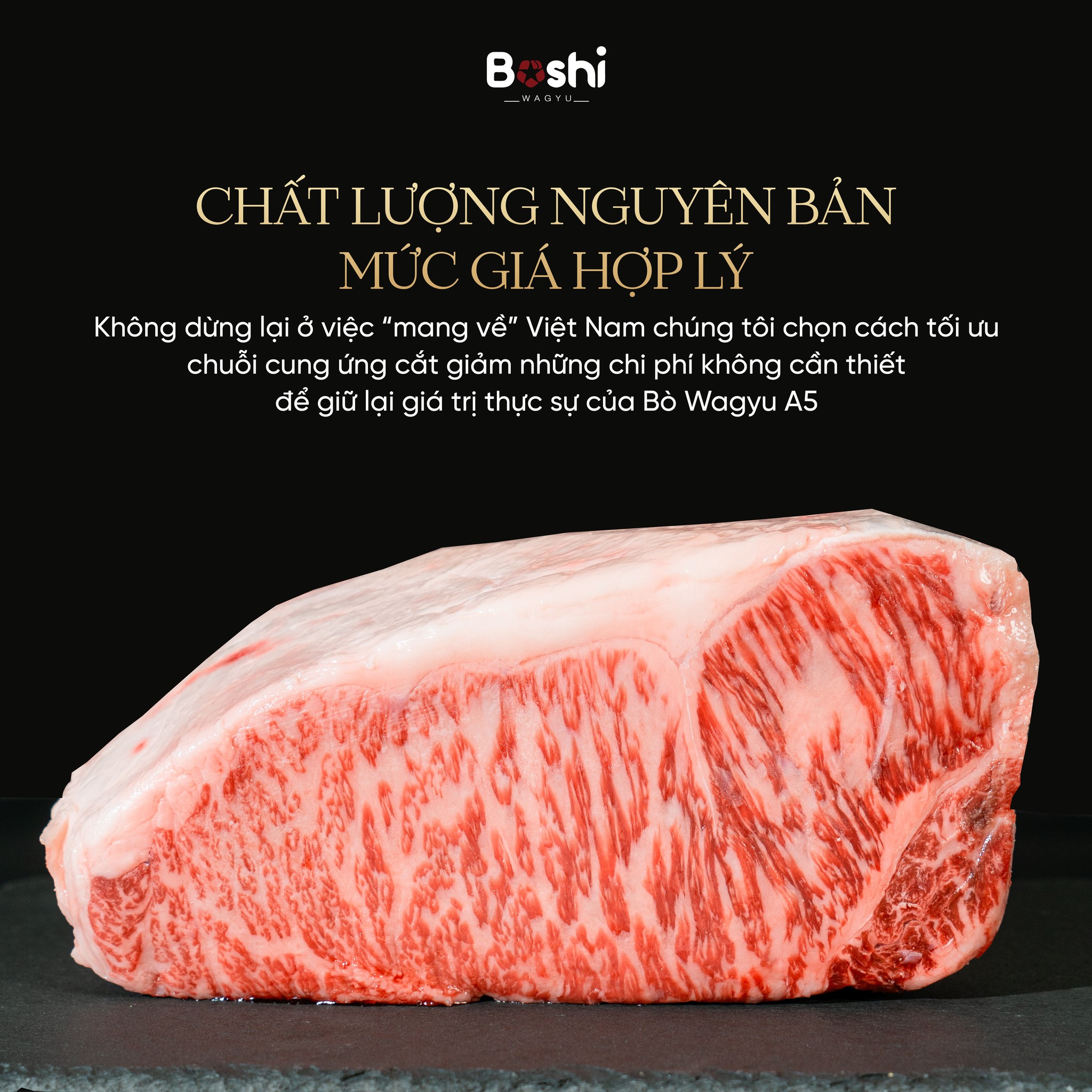 Boshi Wagyu A5 - Tinh Hoa Bò Nhật Facebook ad: BOSHI WAGYU A5 - CHẤT LƯỢNG NGUYÊN BẢN…