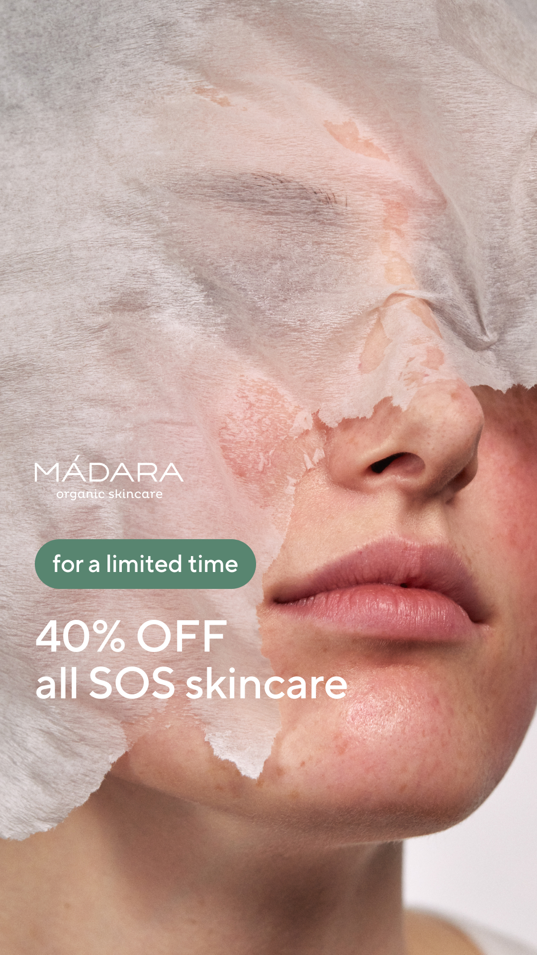 Mádara Organic Skincare Facebook ad