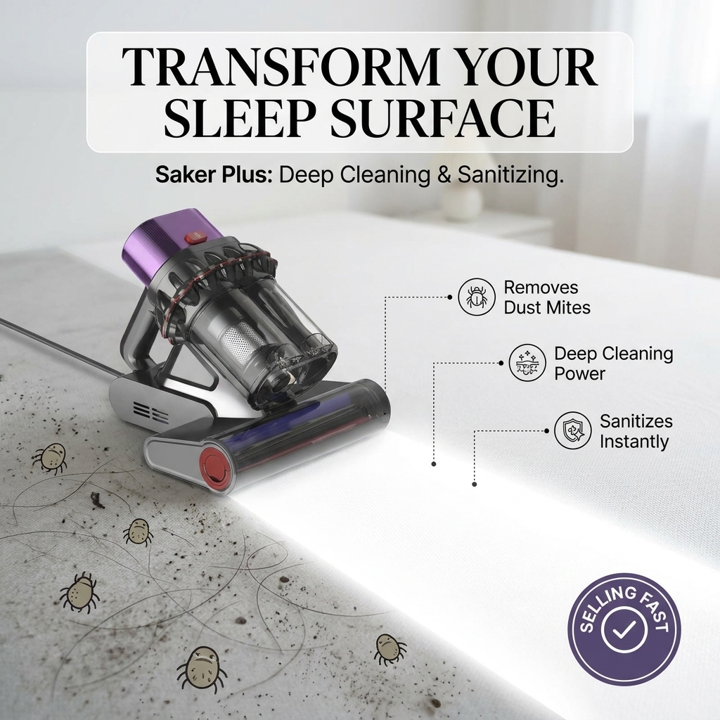 Sunnyales Facebook ad: Aless Powerful UV Bed Vacuum Cleaner