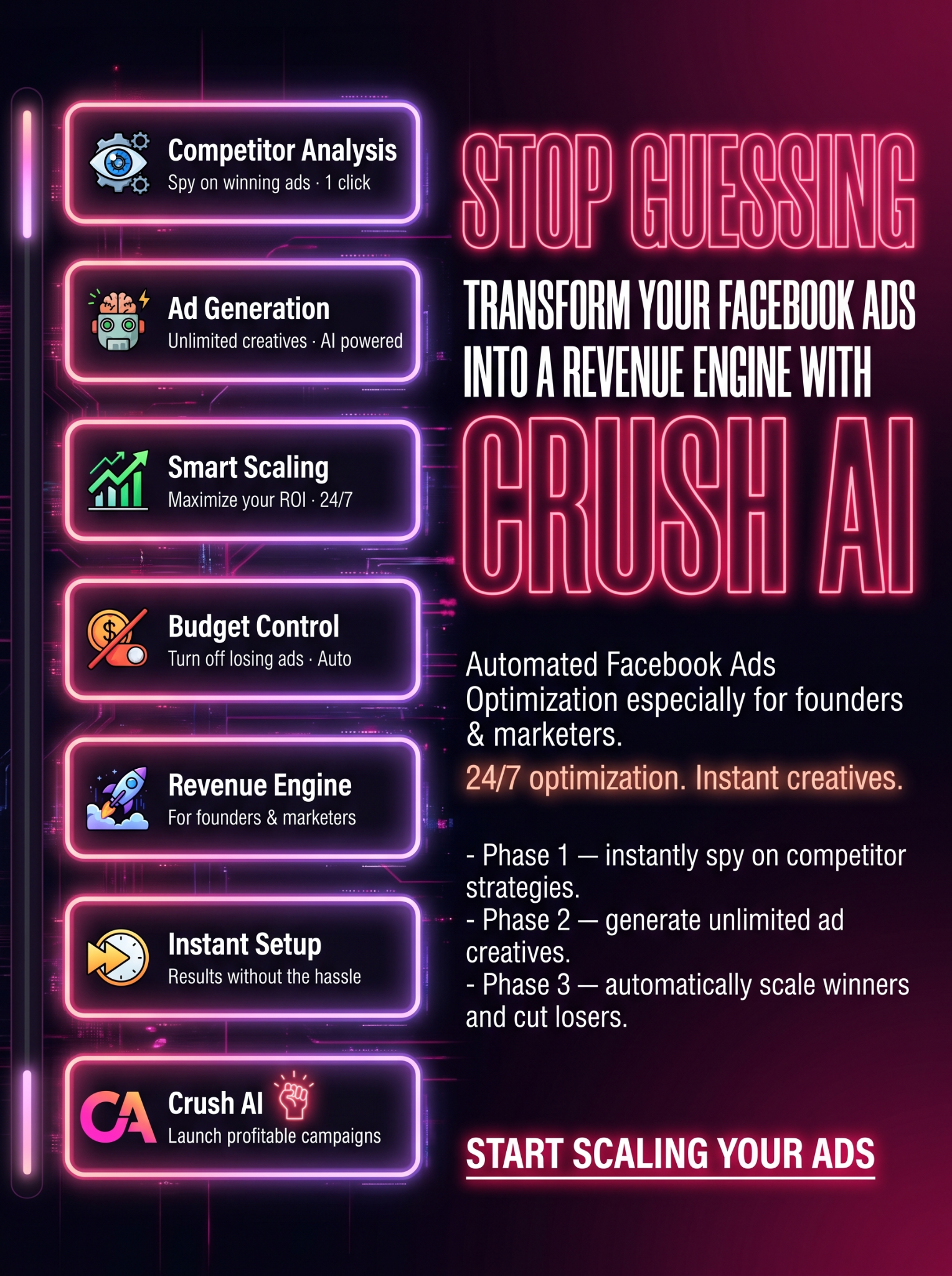trycrush.ai Facebook ad
