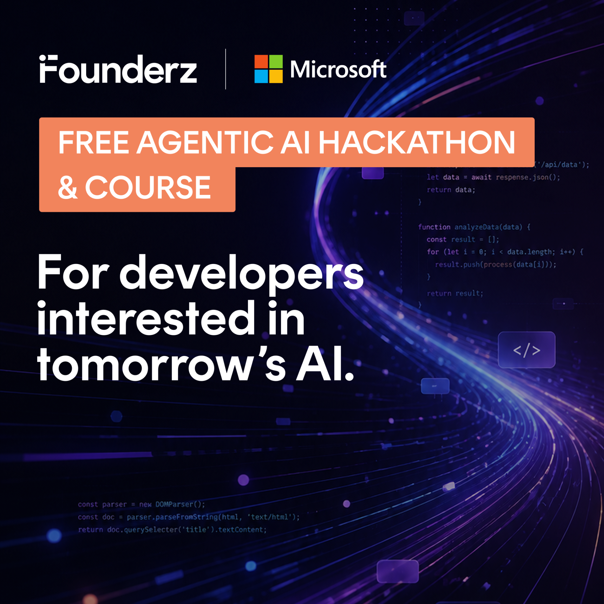 Founderz Facebook ad