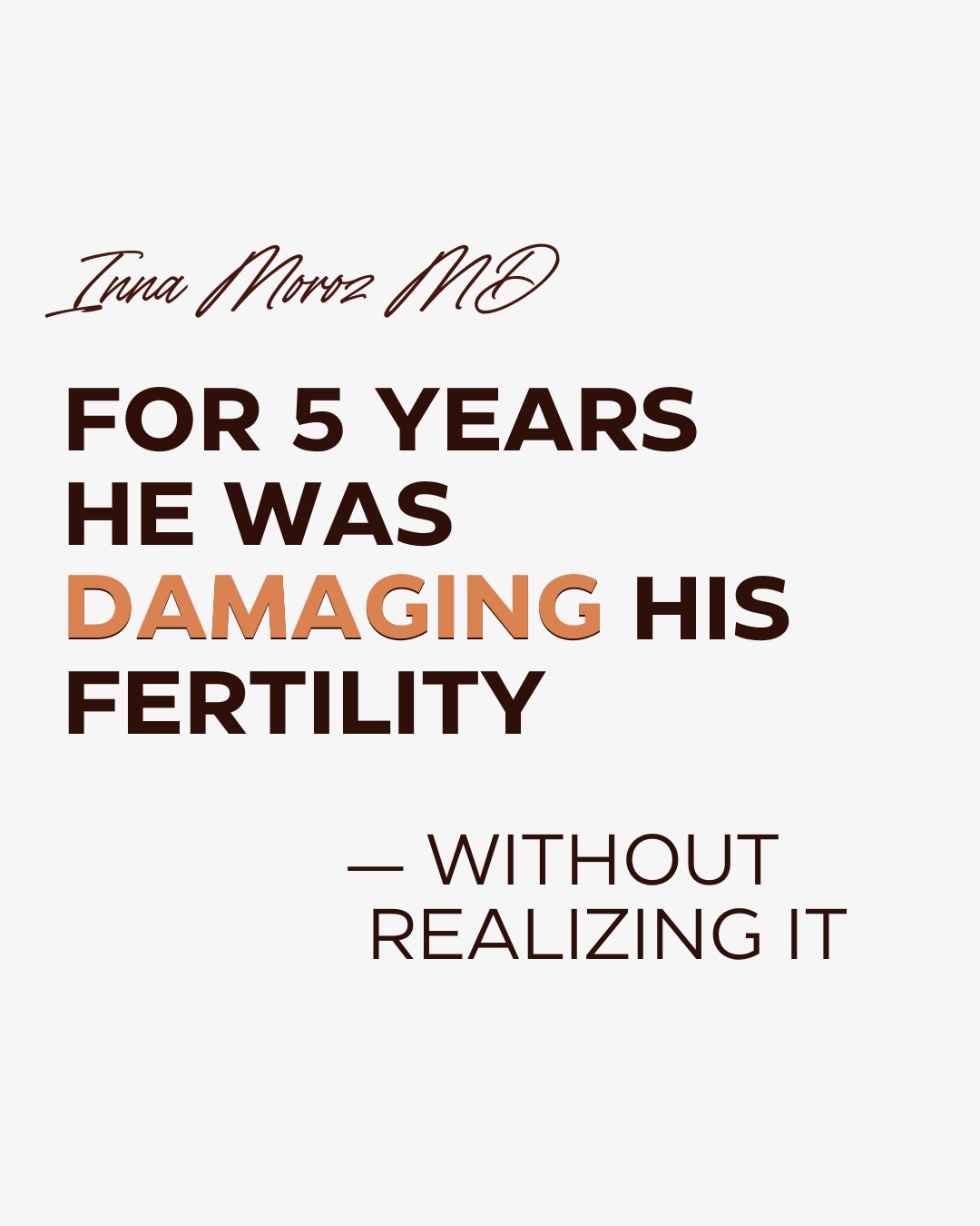 Inna Moroz MD Facebook ad: This case is a reminder