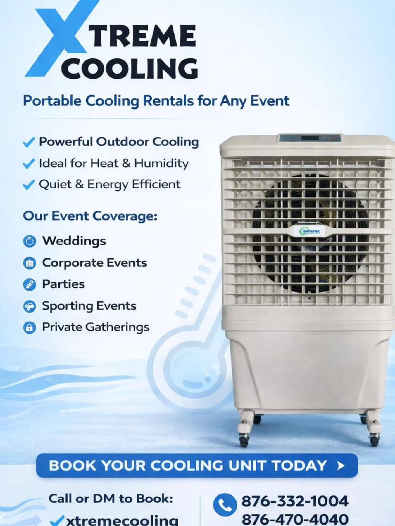 xtremecooling_ Facebook ad: Planning an event and need cooling?