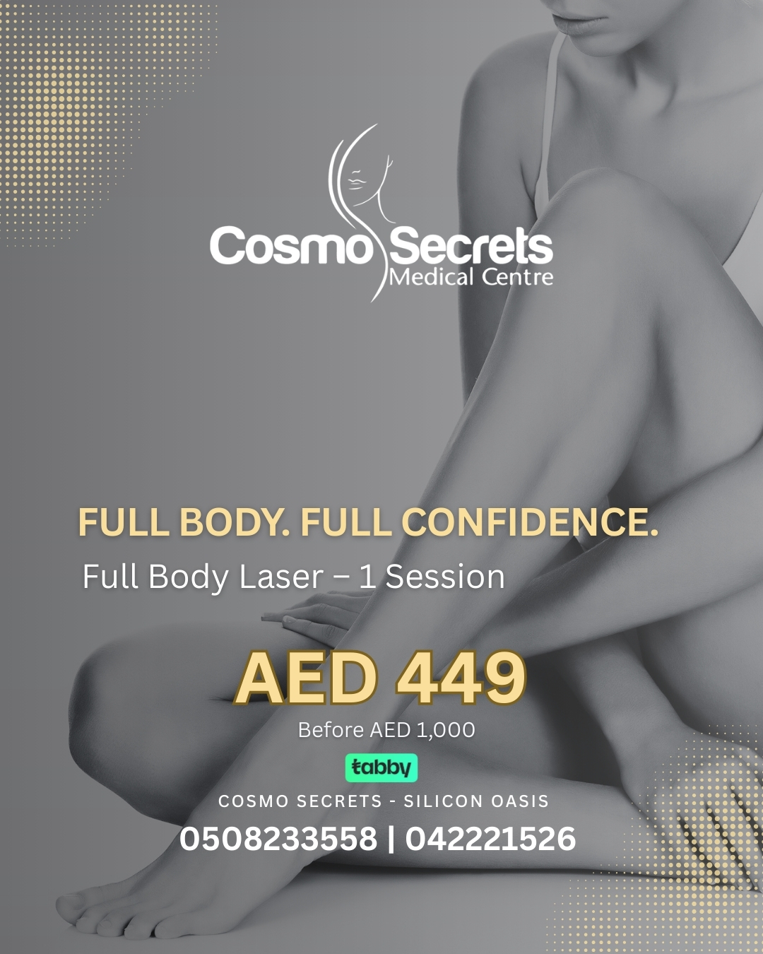 Cosmo silicon Facebook ad: January Special Offers at Silicon Clinic