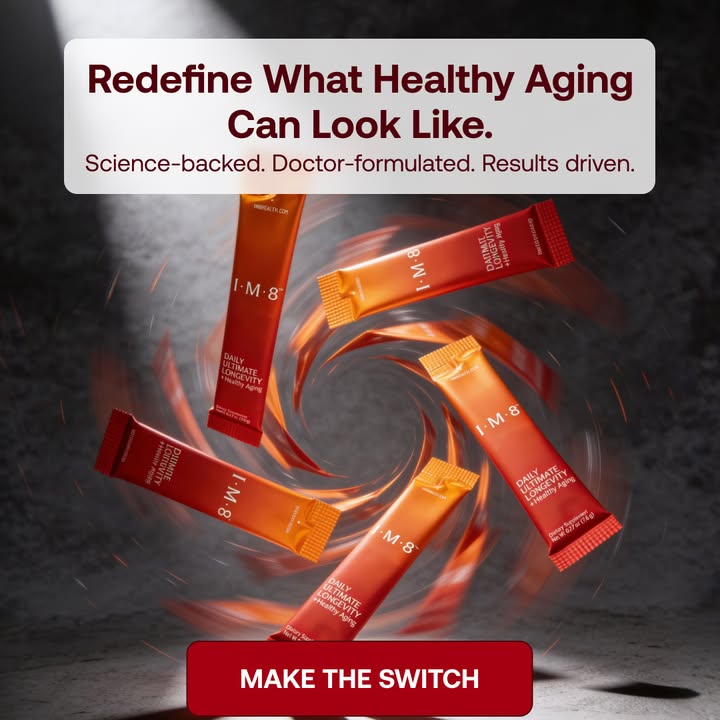 IM8 Global Facebook ad: Longevity Starts at the Cellular Level
