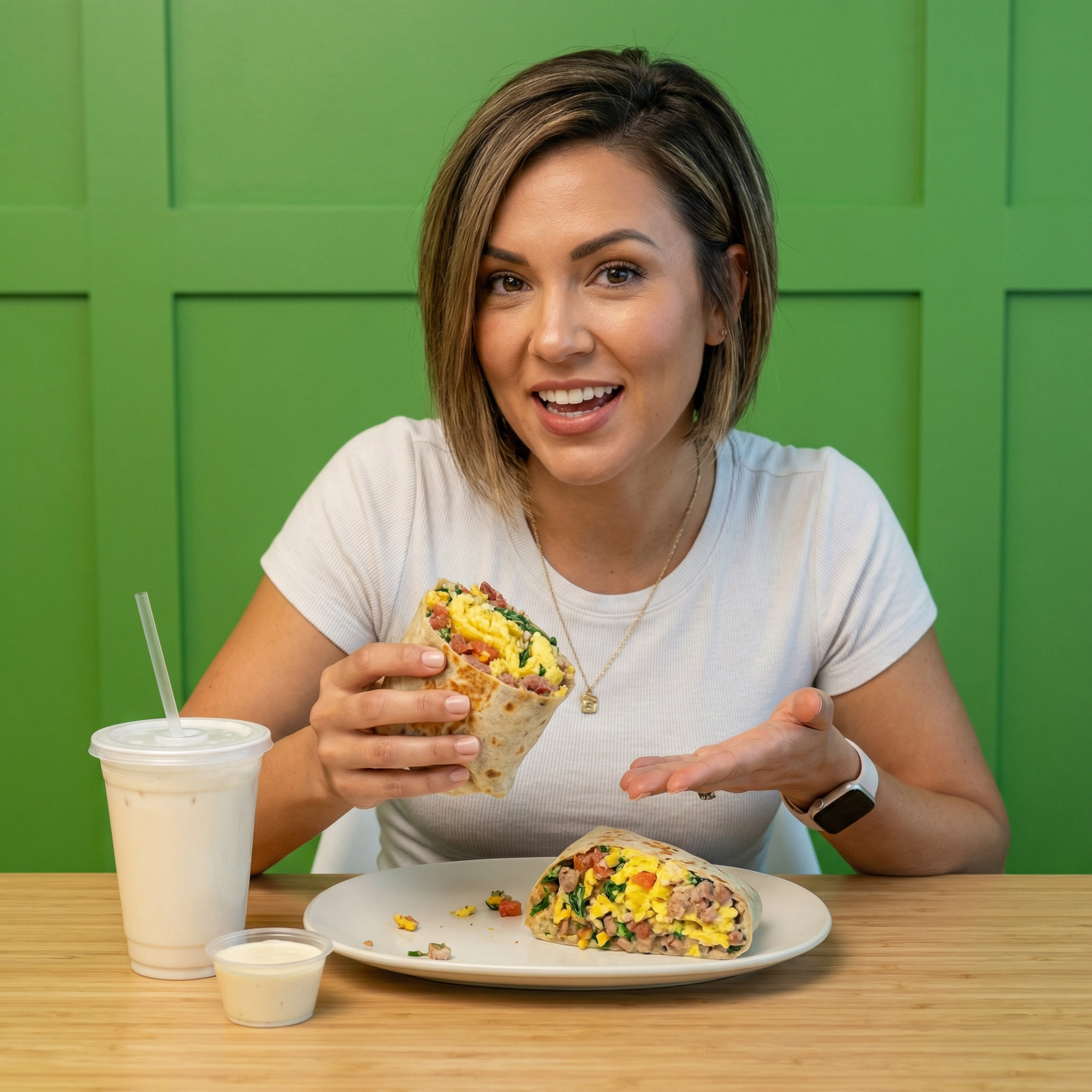 Brito's Burrito Facebook ad: There’s a difference between just eating breakfast and…
