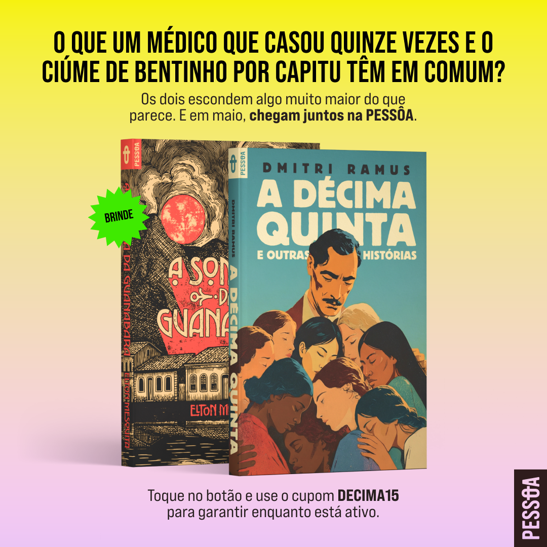 Pessôa Editora Facebook ad: Dois dos lançamentos mais empolgantes da ficção brasileira…