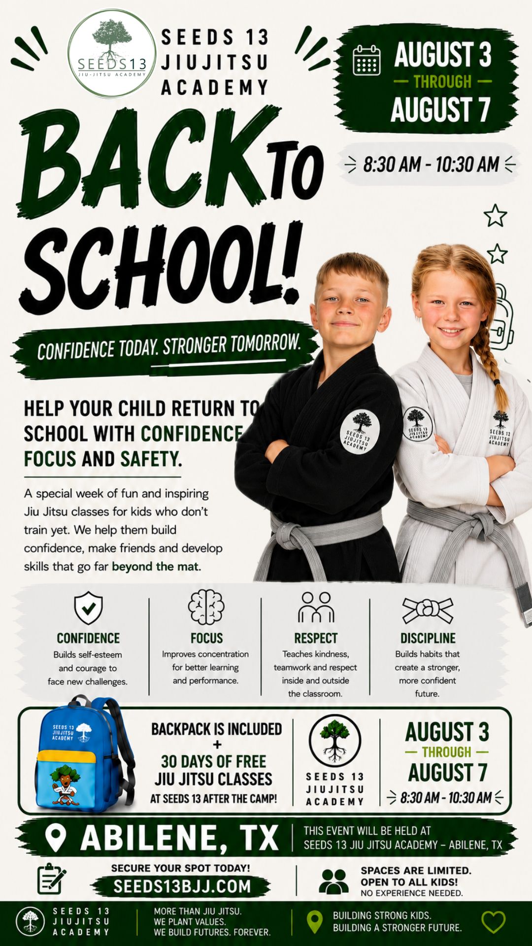 Seeds13 Brazilian Jiu Jitsu - Abilene TX Facebook ad