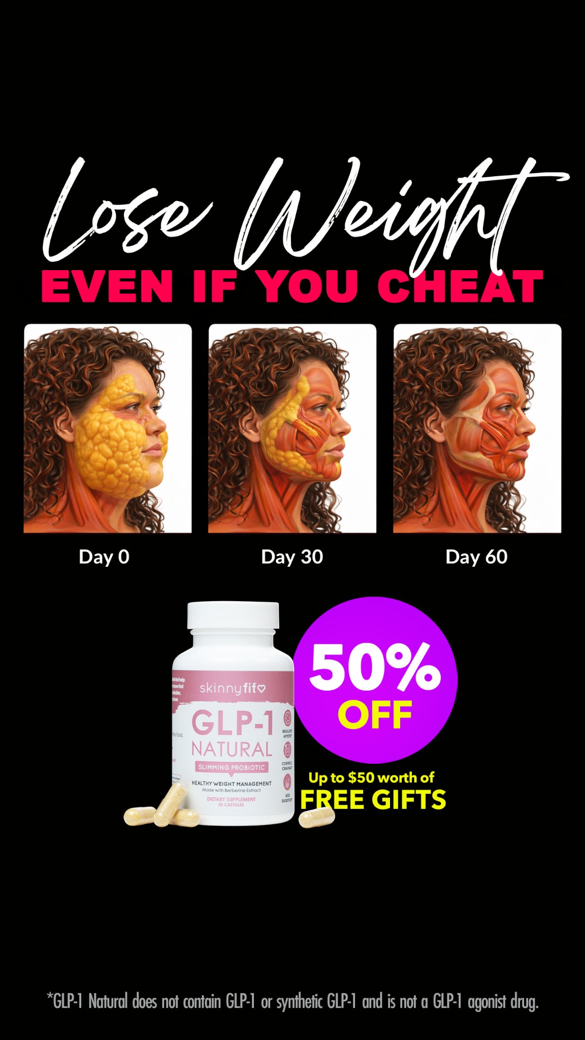 SkinnyFit Facebook ad