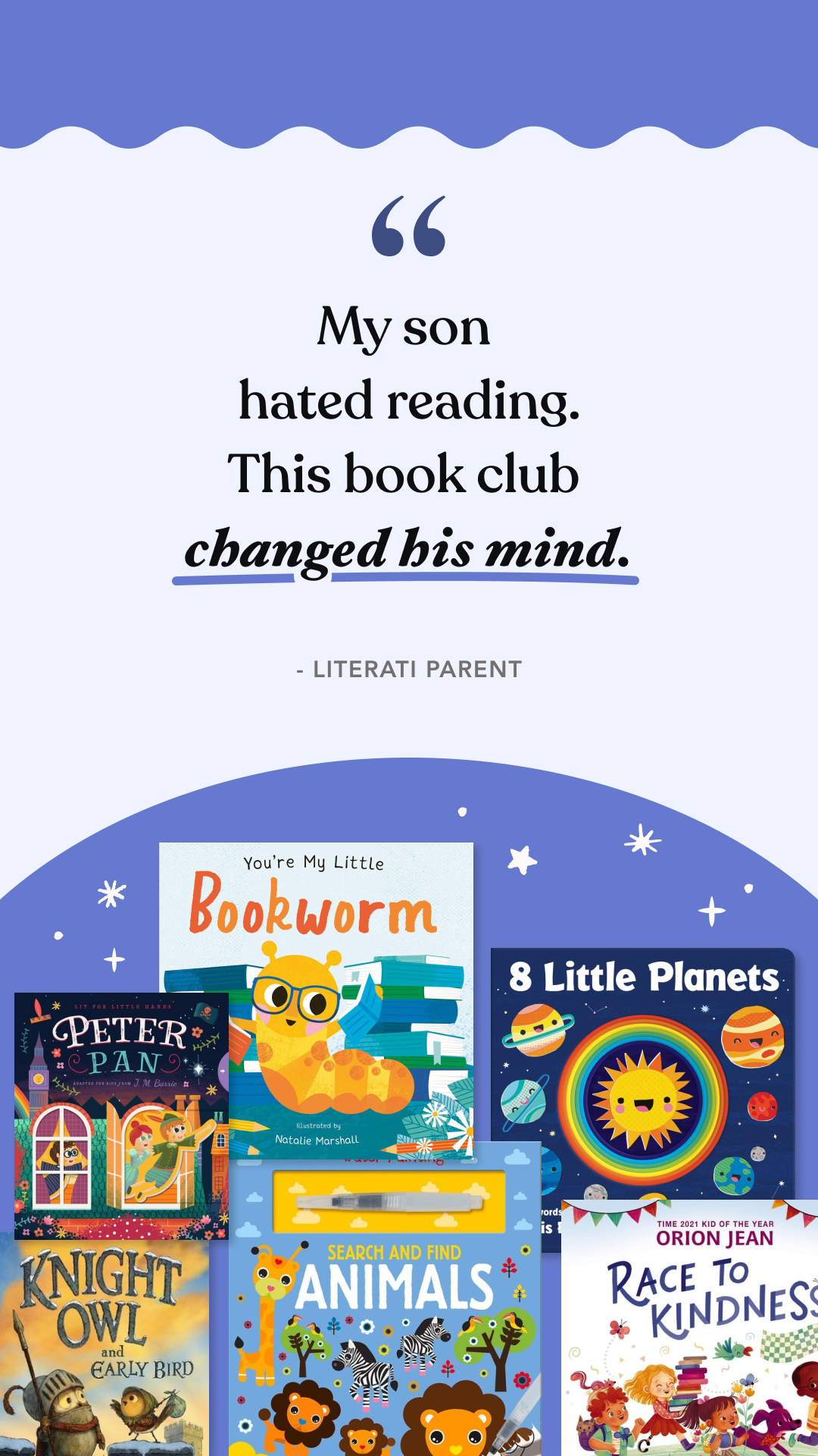 Literati Facebook ad