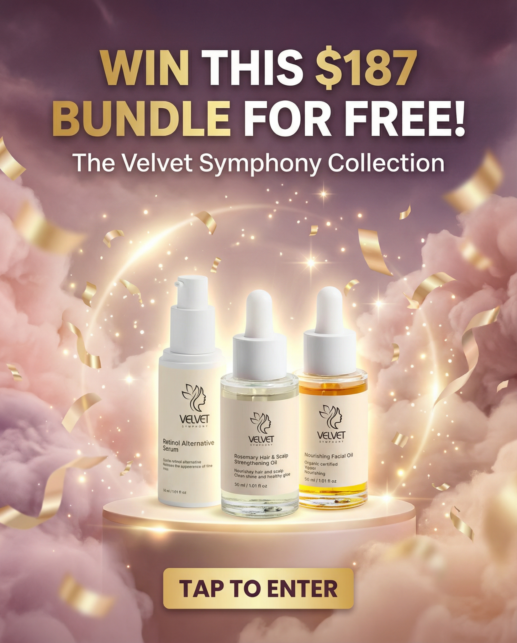 Velvet Symphony Facebook ad