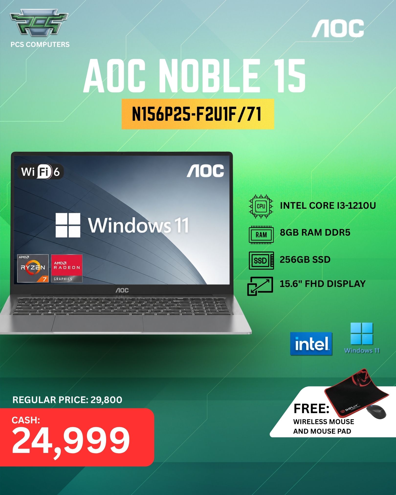 PCS Computers Facebook ad