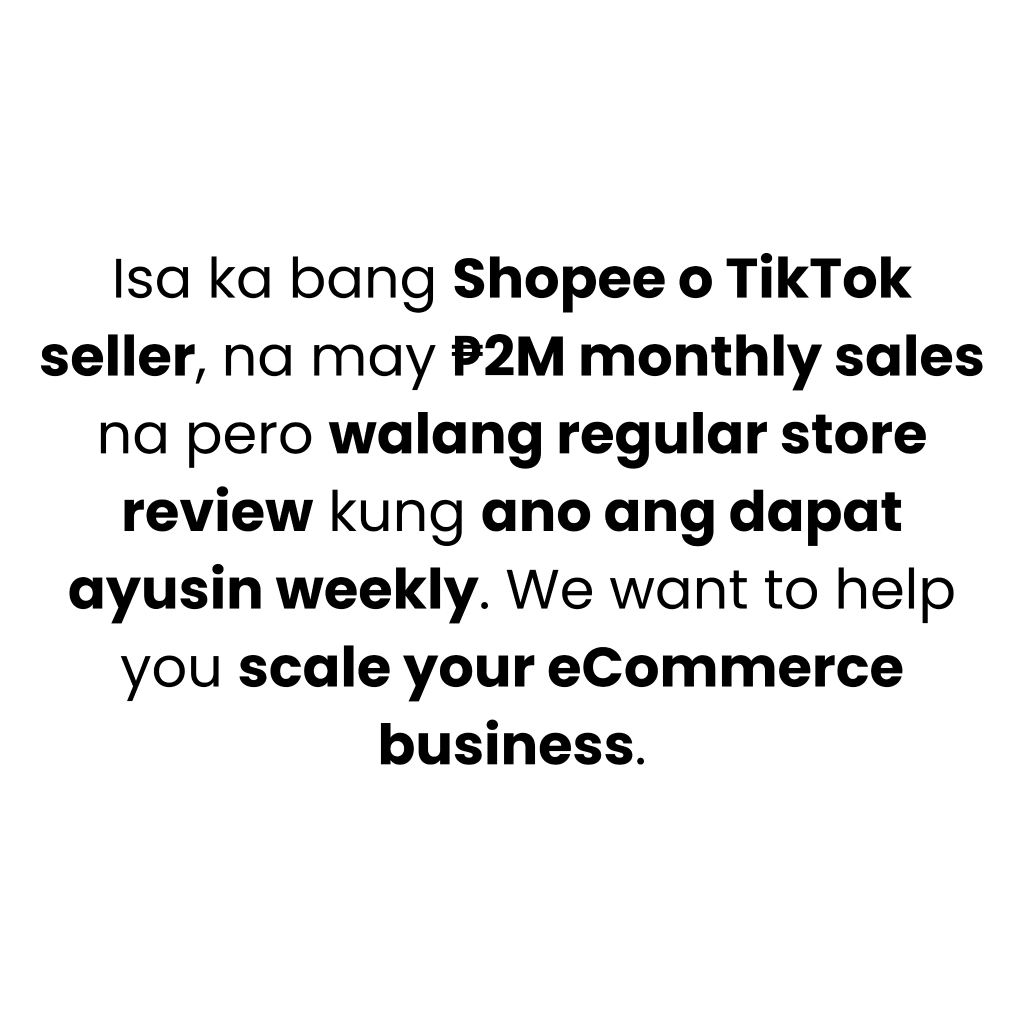 ECOM Accelerator Facebook ad