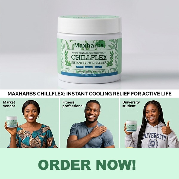 Chillfflex Facebook ad: PAY ON DELIVERY | FREE DELIVERY