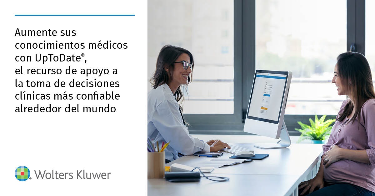 UpToDate Facebook ad: Información clínica basada en la evidencia