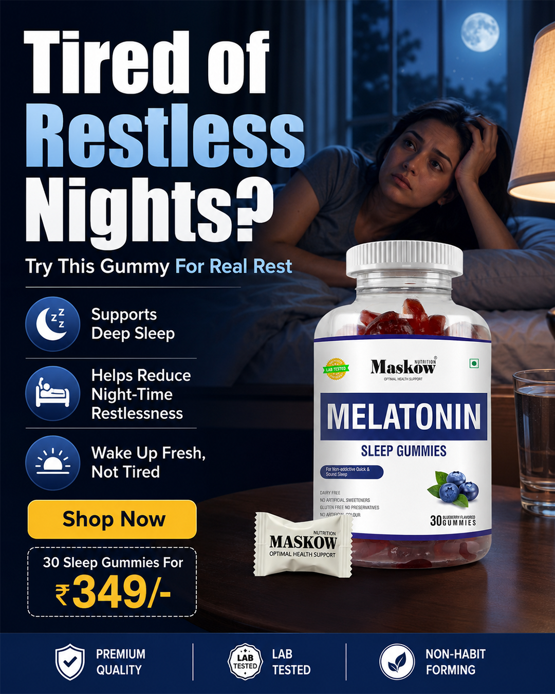 Maskow Gummies Facebook ad