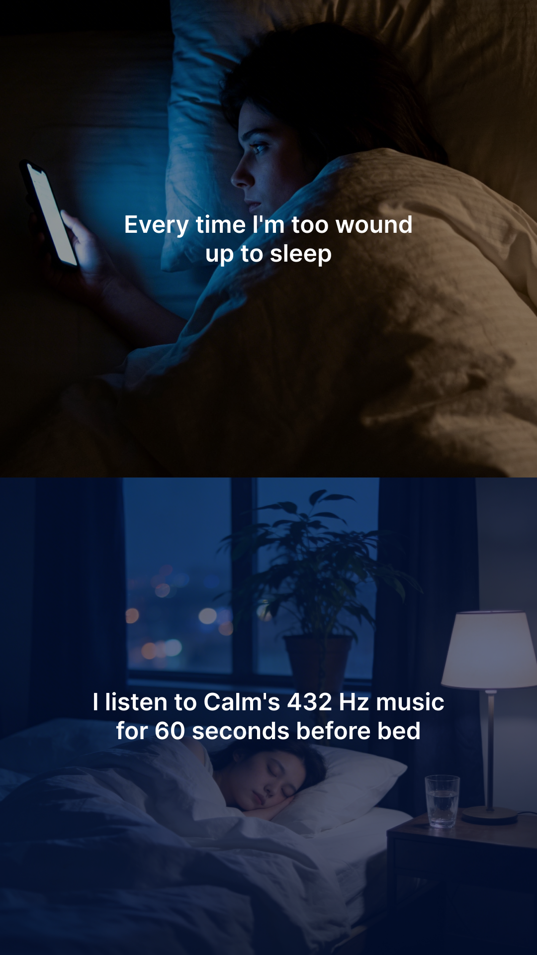 Calm Facebook ad