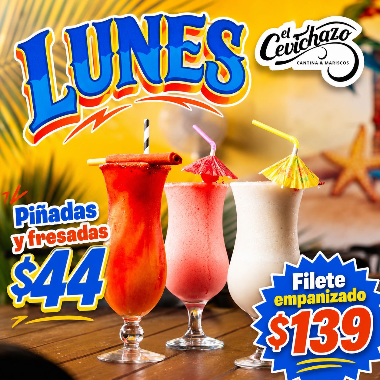El Cevichazo Facebook ad: ¡EMPEZAMOOOOS CON TODO ESTE JULIO!
