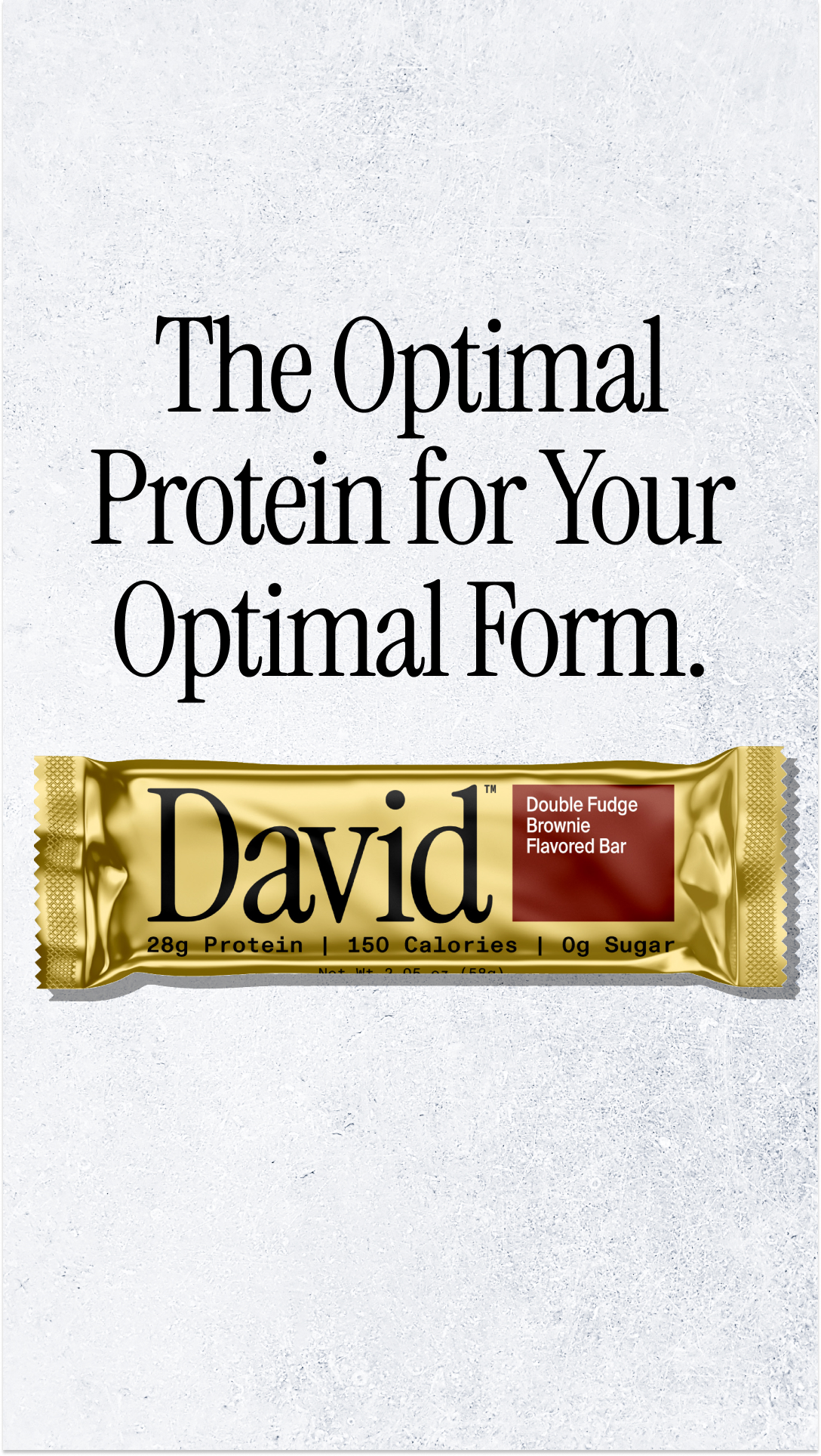 David Protein Facebook ad
