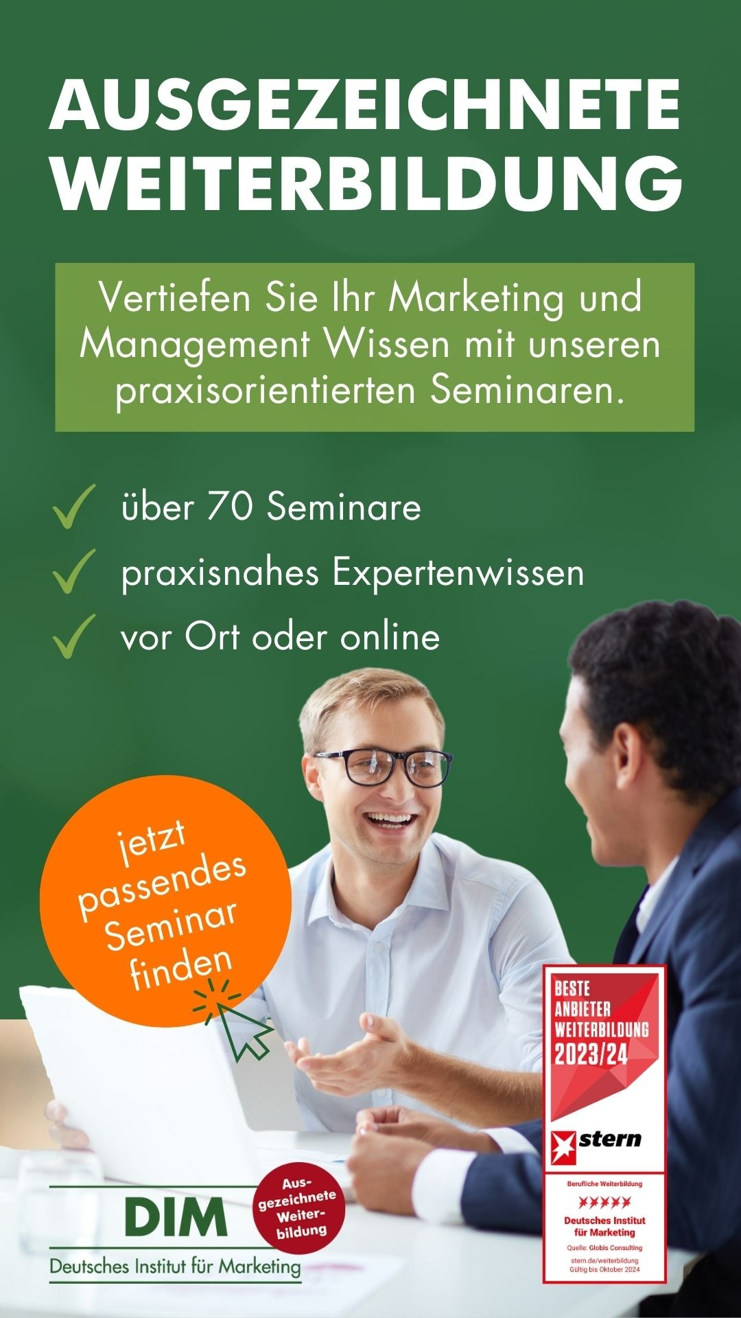 Deutsches Institut für Marketing Facebook ad