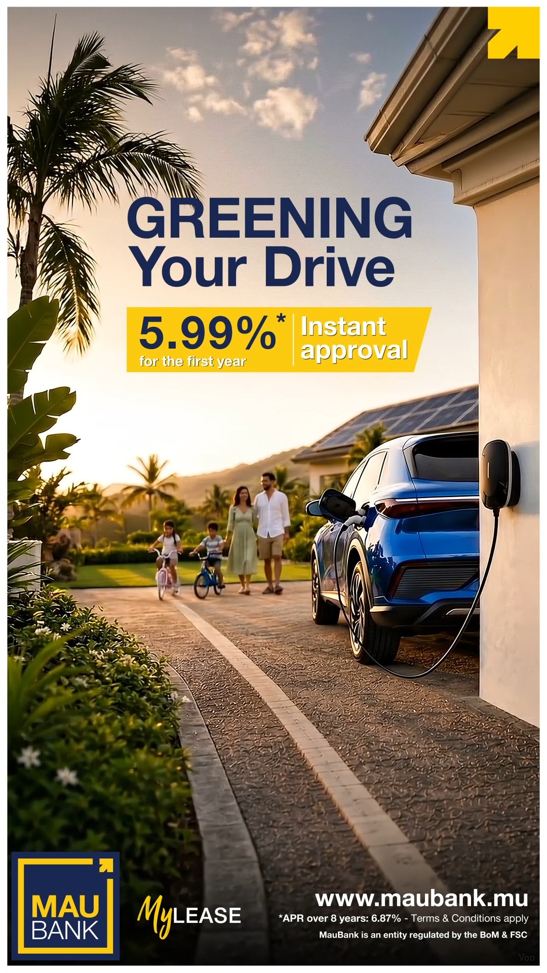 MauBank Facebook ad: Greening Your Drive