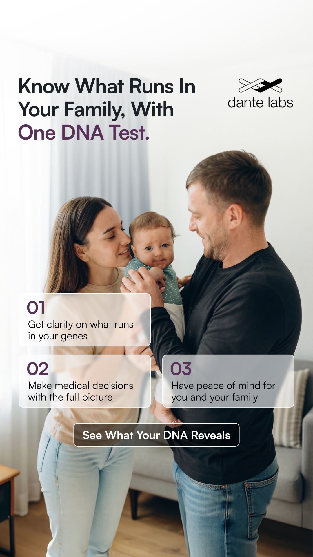 Dante Labs Facebook ad from Apr 28, 2026