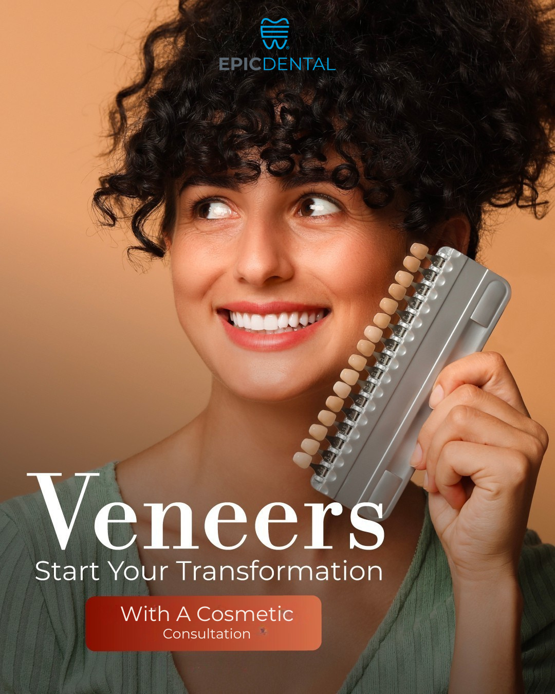 Epic Dental Facebook ad: Discover what veneers can do for you.